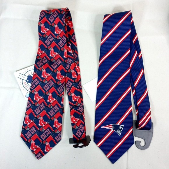 New England Patriots & Boston Red Sox Neck Tie NEW Lot of 2 - MLB NFL - Picture 8 of 9